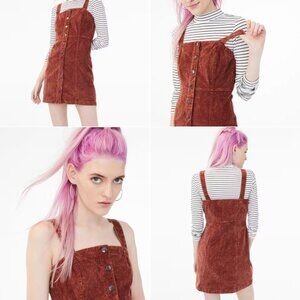 SOLD Aeropostale Women's Corduroy Strappy Sleeve  Button-Front Dress size XS